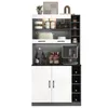 Küchenschrank mit LED-Beleuchtung, freistehender Highboard Produktbild-Vorschau 11