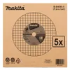 Makita Trennscheibe 355 mm Stahl, Ø 355 mm , 2,5 mm, 5 Produktbild-Vorschau 3