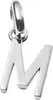 A silver letter M charm pendant. Anteprima dell’immagine prodotto