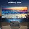 ZELURXX Mini proiettore 1080P Full HD WiFi con altoparlanti Anteprima dell’immagine prodotto 4