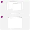 vidaXL Jardinières pour plantes, lot de 2, anthracite, 60 x Voir les images du produit 7