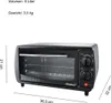 Steba Minibackofen 9 L 800 W KB 9.2 Náhled obrázku produktu 9