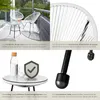 tectake® 2 Gartenstühle Santana mit Tisch Produktbild-Vorschau 4