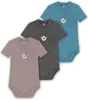 normani 3er Set  Baby Body Kurzarm aus Wolle für Junge und Produktbild-Vorschau 1