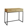 AX LIVING Coiffeuse Lortie 80 cm Wotan chene noir pietement Voir les images du produit 2