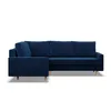 A dark blue sectional sofa is shown against a white background. Produktbild-Vorschau