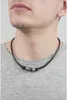 Fossil Herren Kette Anhänger Edelstahl silber und Leder Produktbild-Vorschau 7