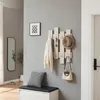 Wandgarderobe 'Raseborg' met 16 haken, 60 x 80 cm, beige Productafbeelding-voorbeeld 2