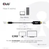 CLUB3D HDMI to USB Type-C 4K60Hz Active Cable M/M 1.8m/6 ft Produktbild-Vorschau 9