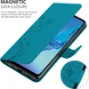 Cadorabo Housse pour Oppo A53s en FLORAL BLEU Housse de Voir les images du produit 4