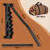 Eikuavons Manueller Holzspalter zur Wandmontage, Schwarz, Produktbild-Vorschau 2