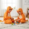 Onesie Kigurumi Pigiama Pokemon Charmander Travestimento Anteprima dell’immagine prodotto 3