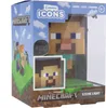 The image shows the retail packaging of a Minecraft Steve Icon Light. Produktbild-Vorschau