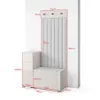 Garderoben-Set Ritmo version 9 mit Schuhregal und Produktbild-Vorschau 2