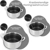 Topfset 10-teilig  Induktion  Edelstahl  PFAS-frei  Produktbild-Vorschau 10