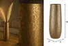 Glimmer Dekorationen Vase - Keramik - Flocken - Gold - D21 Produktbild-Vorschau 7