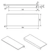 SOTECH 134390, Stal, Czarny, 350 mm, 30 mm Podgląd zdjęcia produktu 9