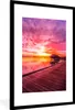 MuchoWow® Gerahmtes Poster Steg - Wasser - Sonne - Rosa - Produktbild-Vorschau 1