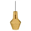 A single pendant light with a textured, bottle-shaped glass shade. Produktbild-Vorschau