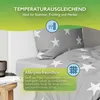 etérea Renforcé Bettwäsche 140x200 cm + 70x90 cm Sterne Produktbild-Vorschau 3