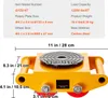 SucceBuy Machinery Skate Dolly: carrello industriale da Anteprima dell’immagine prodotto 7