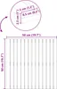 vidaXL : 2 tapis de bain, naturels, 50 x 50 cm, en bois Voir les images du produit 8