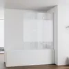 IMPTS Duschwand für Badewanne 130x140cm 3-teilig Faltwand Produktbild-Vorschau 1