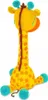 A plush toy giraffe is shown from a rear, slightly elevated angle, sitting on a white background. Náhled obrázku produktu