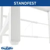DanDiBo Scaffale da cucina regolabile bianco per piano di Anteprima dell’immagine prodotto 3