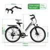 A32 E-Bike Weiß Citybike 26 Zoll, 250W, 48V 499,2Wh Akku, Produktbild-Vorschau 9