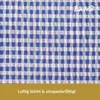 Lavea Seersucker Bettwäsche Set Karo, Landhaus Blau, 100% Produktbild-Vorschau 3