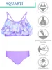 Aquarti Mädchen Bikini Set Bustier Bikinislip Zweiteiliger Produktbild-Vorschau 3