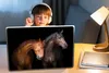 MuchoWow® Laptop Aufkleber Sticker Cover Pferde - Tiere - Produktbild-Vorschau 3