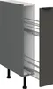 LUNARA Auszugsschrank – Breite 15 cm, Graphit/Anthrazit Produktbild-Vorschau 2