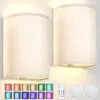 2er Set Wandleuchte Wiederaufladbare 16 RGB Farben Dimmbare Produktbild-Vorschau 1
