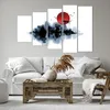 Bild auf Leinwand - Leinwandbild - 5 Teile - Rot Sonne Tor Produktbild-Vorschau 6