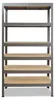 shelfplaza PRO 230x80x30 cm ťažký regál v sivá s 6 policami Náhľad obrázku produktu 5