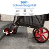 Nákupní vozík SereneLife, nákupní vozík, skládací nákupní Náhled obrázku produktu 5