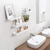 Étagère murale flottante en bois d'érable, blanche, Voir les images du produit 2