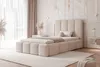 FURMEB24 Polsterbett MARO - 120 x 200 cm - CREME Produktbild-Vorschau 1