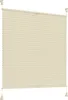 Sonello Plissee Klemmfix ohne Bohren 95cm x 200cm Creme  Produktbild-Vorschau 1