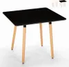 Quadratischer Tisch 80x80 in nordischem Design Holz für Produktbild-Vorschau 5