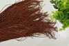 A close-up of brown threads, possibly a curtain or textile, with a blurred green plant in a white pot in the background. Produktbild-Vorschau