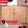KOTARBAU® Stavebné garážové brány Záves na bránu oceľový Náhľad obrázku produktu 2