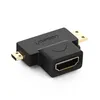 Ugreen HDMI Adapter Typ A auf Mini/Micro HDMI schwarz Produktbild-Vorschau 1