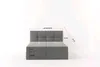 Boxspringová postel 180x200 MOSELA 2 - světle šedá Náhled obrázku produktu 5