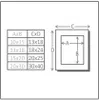 Deknudt S66KF1 P1          18x24 Holz weiß mit Passepartout Anteprima dell’immagine prodotto 4