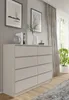 A dresser with framed art and a plant in a room. Anteprima dell’immagine prodotto