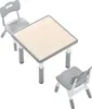 XINZI Kindertisch mit 2 Stühlen, 60×60cm Kindertischgruppe Produktbild-Vorschau 6