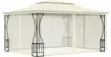vidaXL Pavillon mit Netz 300x400x265 cm Creme Produktbild-Vorschau 6